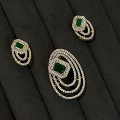 Indian Pendant Sets 008 (Without chain) - Qimati