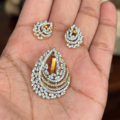 Indian Pendant Sets 005 (Without chain) - Qimati