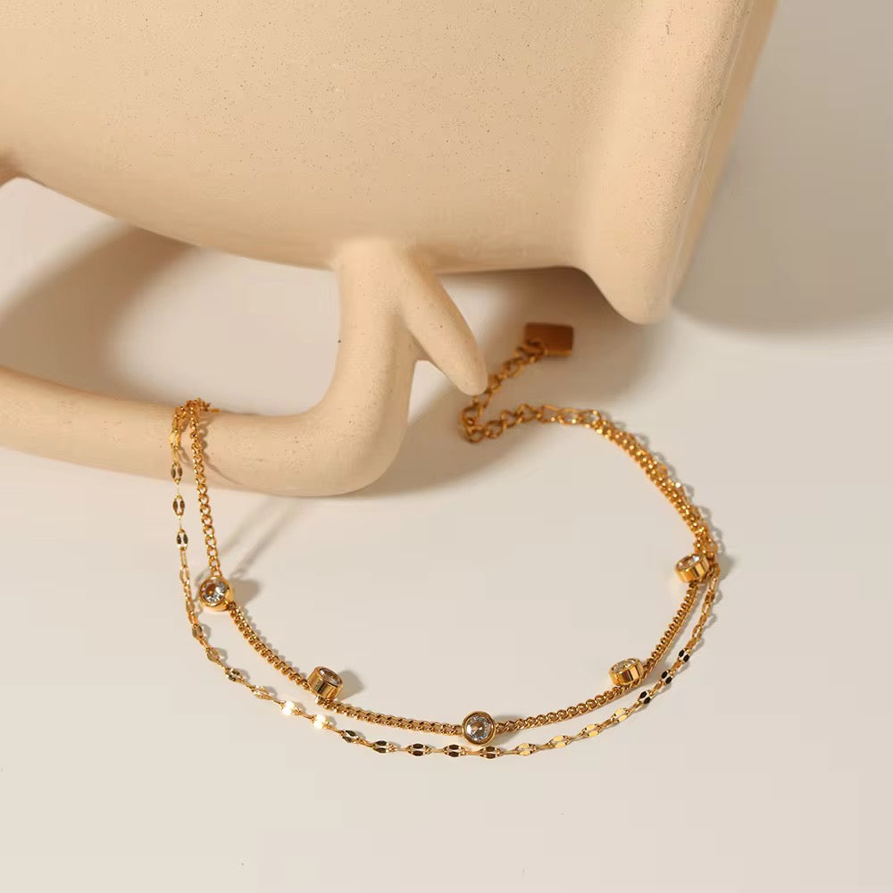 Chain Bracelet 221 - 304 stainless steel by Qimati