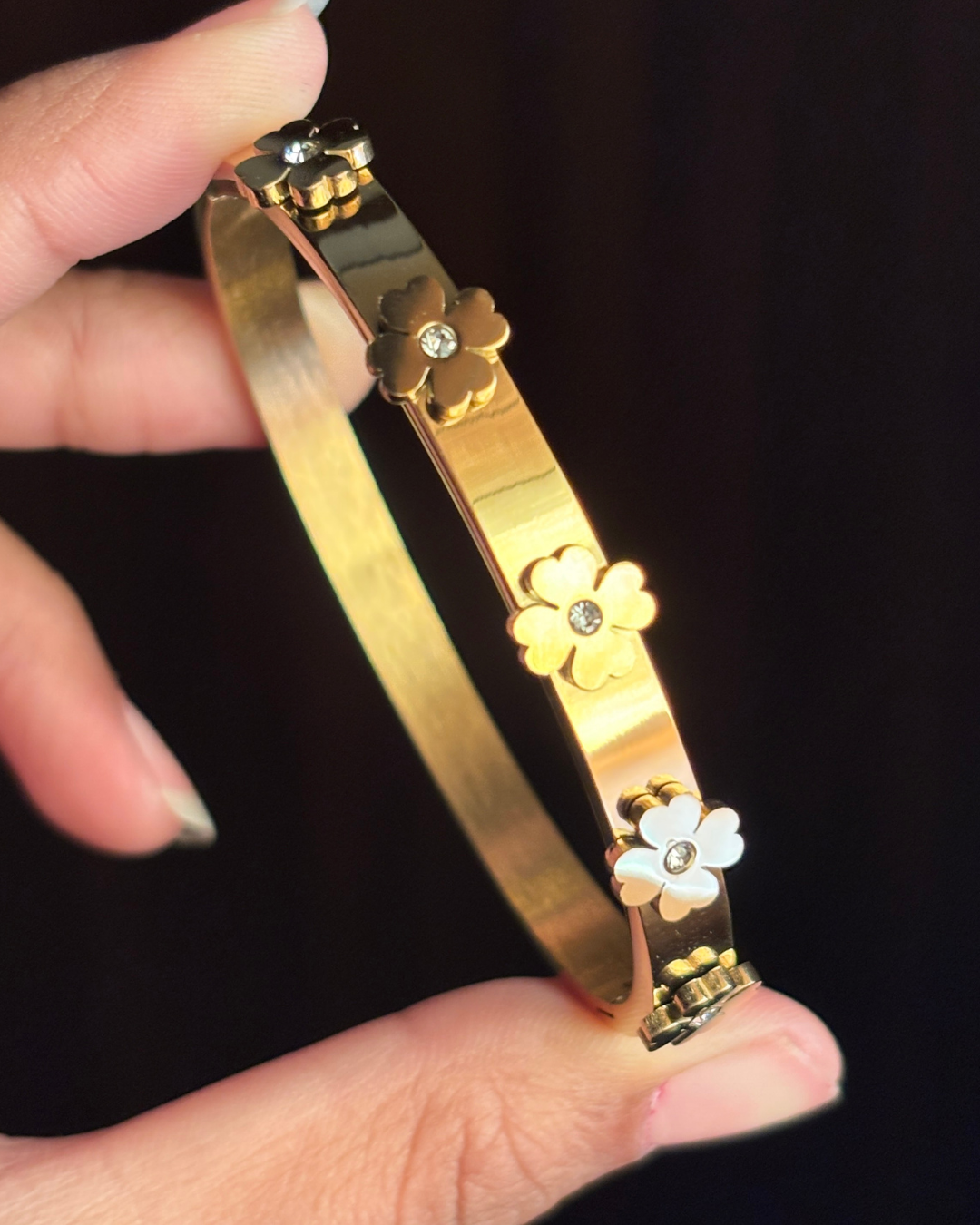 Bracelet Kada 038 - 316L stainless steel by Qimati