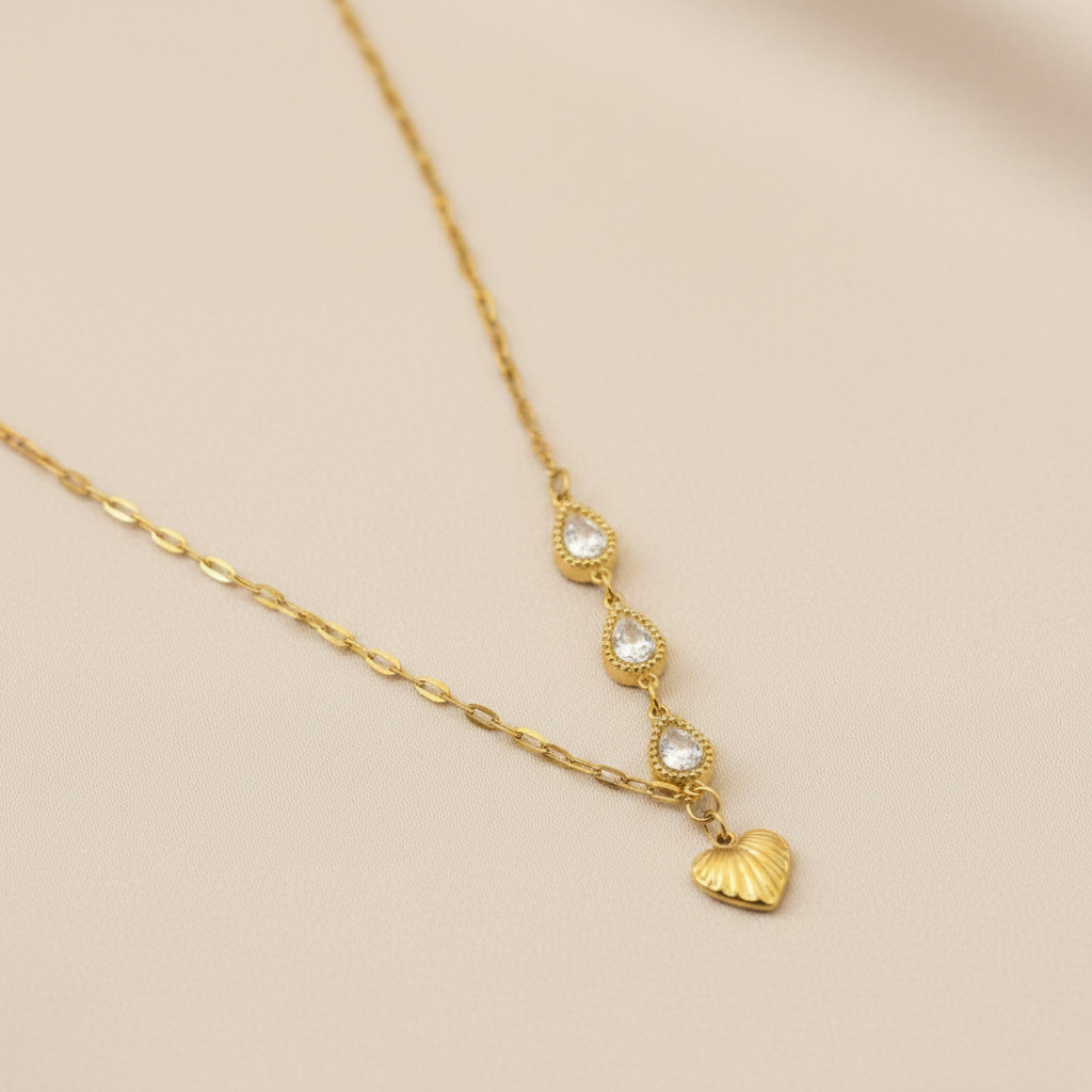 Necklace 928 - 316L stainless steel by Qimati