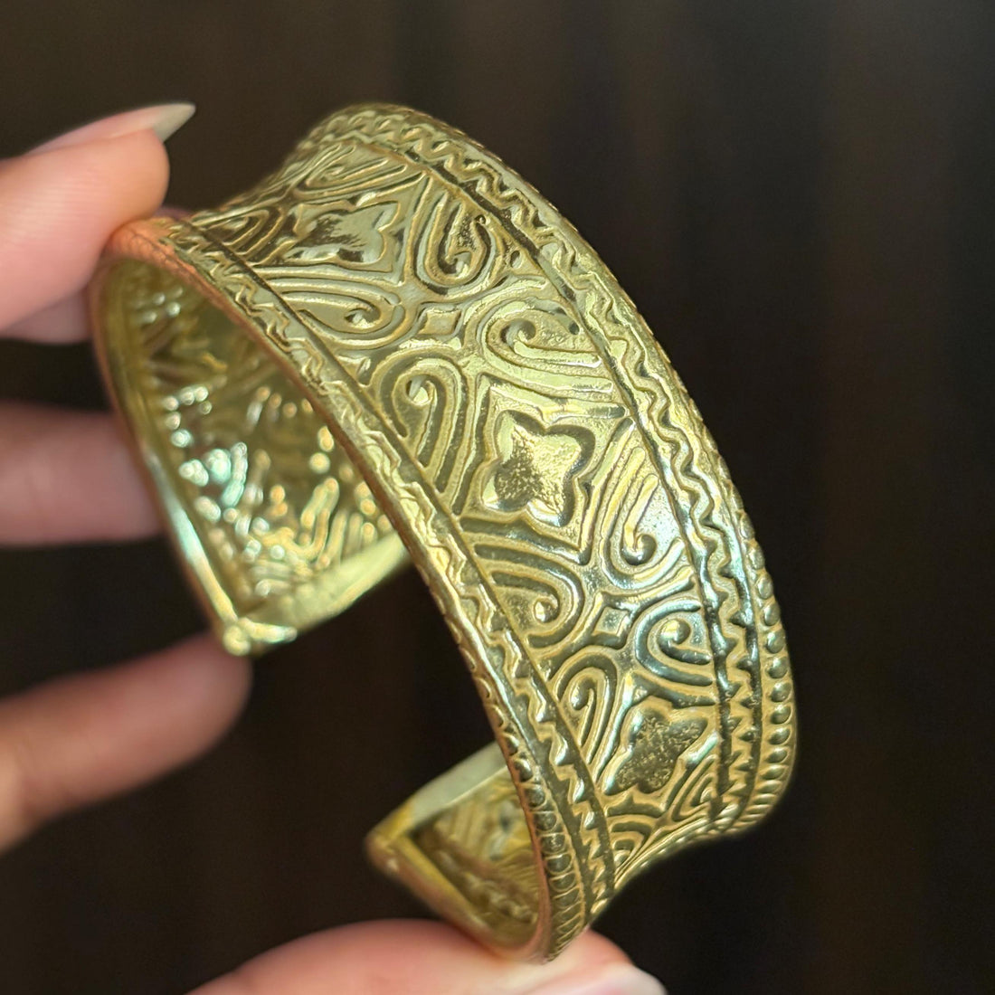 Bracelet Kada 084 (Per-Piece) - brass by Qimati