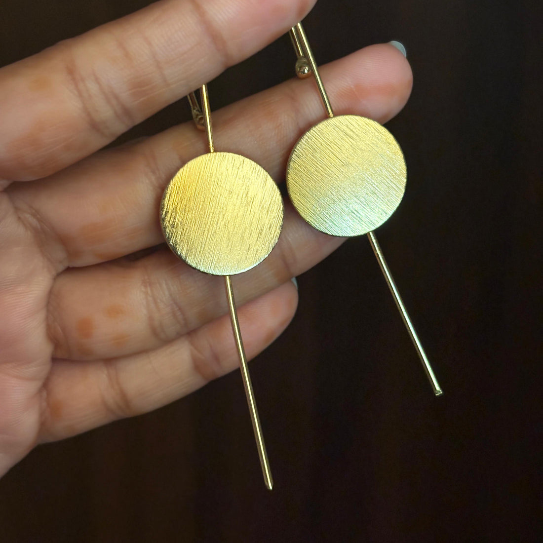 Earrings(Ear-cuffs) 101 - brass by Qimati