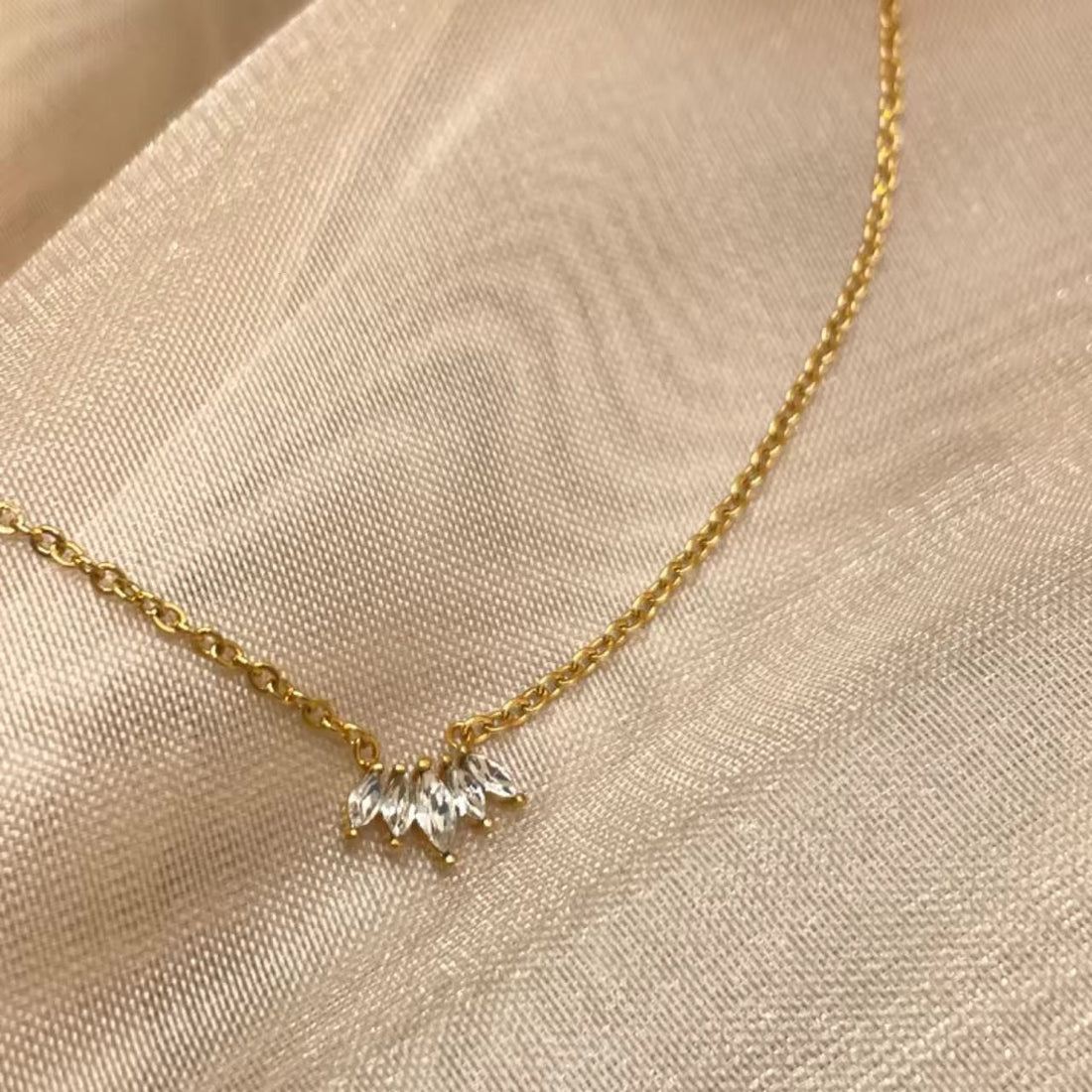 Necklace 615 - 316L stainless steel by Qimati