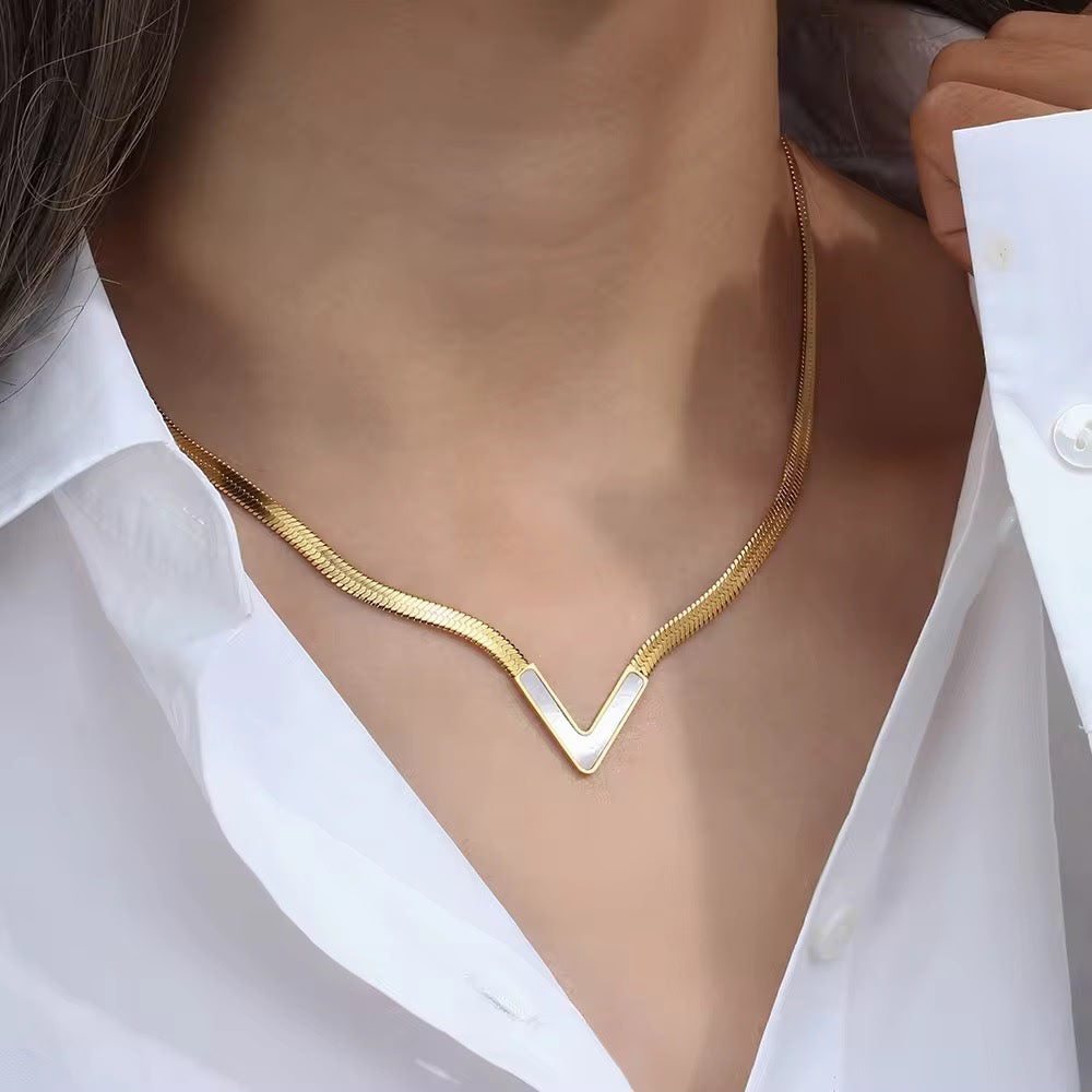 Necklace 397 - 316L stainless steel by Qimati
