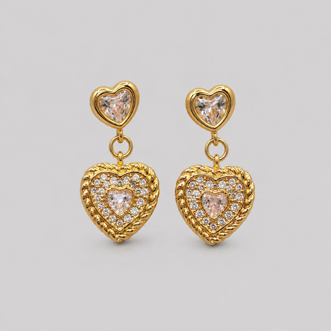 Earrings 286 - 304 stainless steel by Qimati