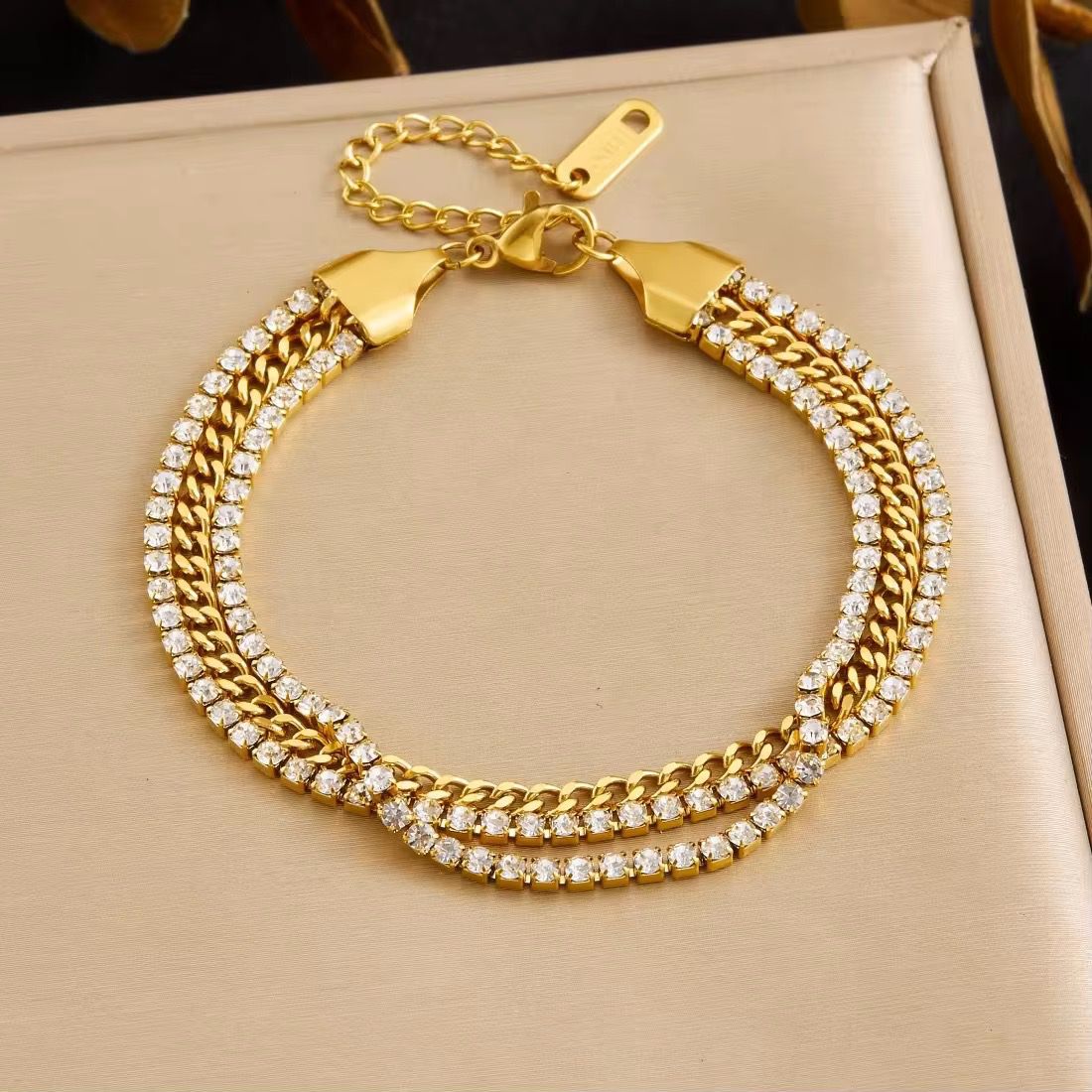 Chain Bracelet 247 - 304 stainless steel by Qimati