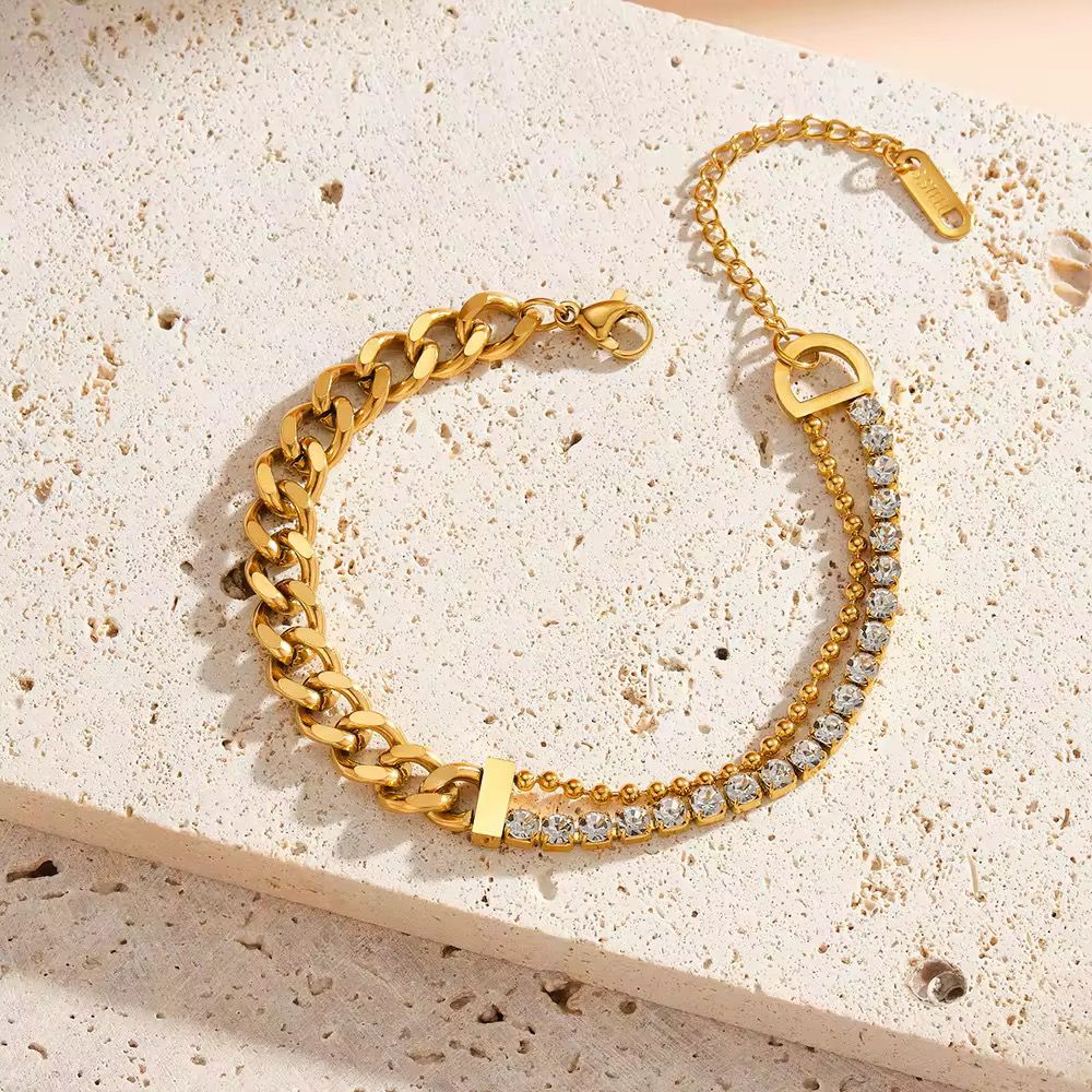 Chain Bracelet 244 - 304 stainless steel by Qimati