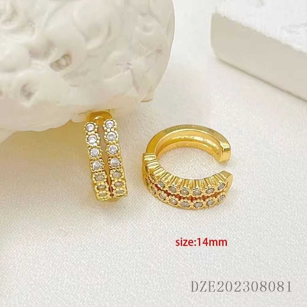 Earrings 354 (ear-cuff pair) - 316L stainless steel by Qimati