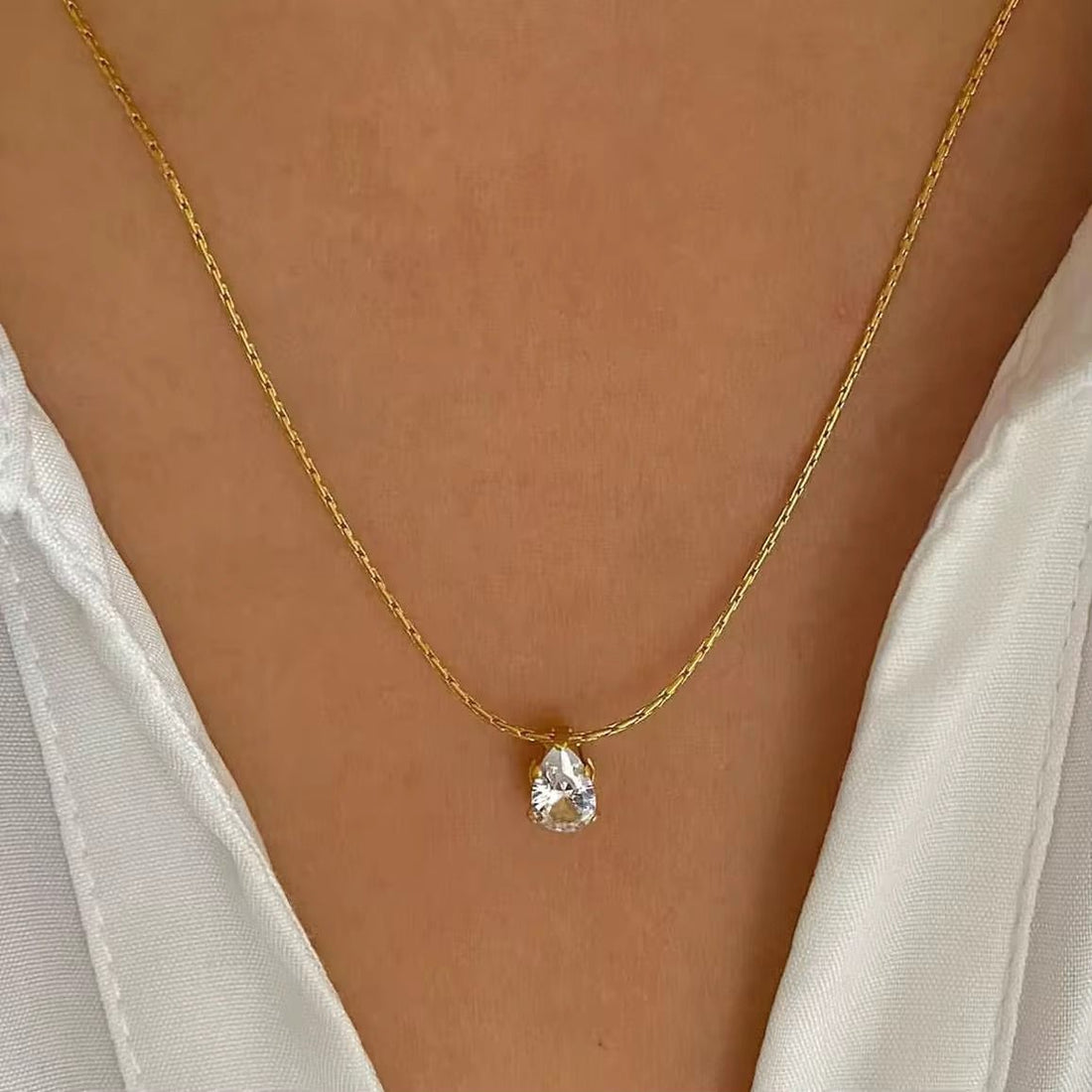 Necklace 746 - 316L stainless steel by Qimati