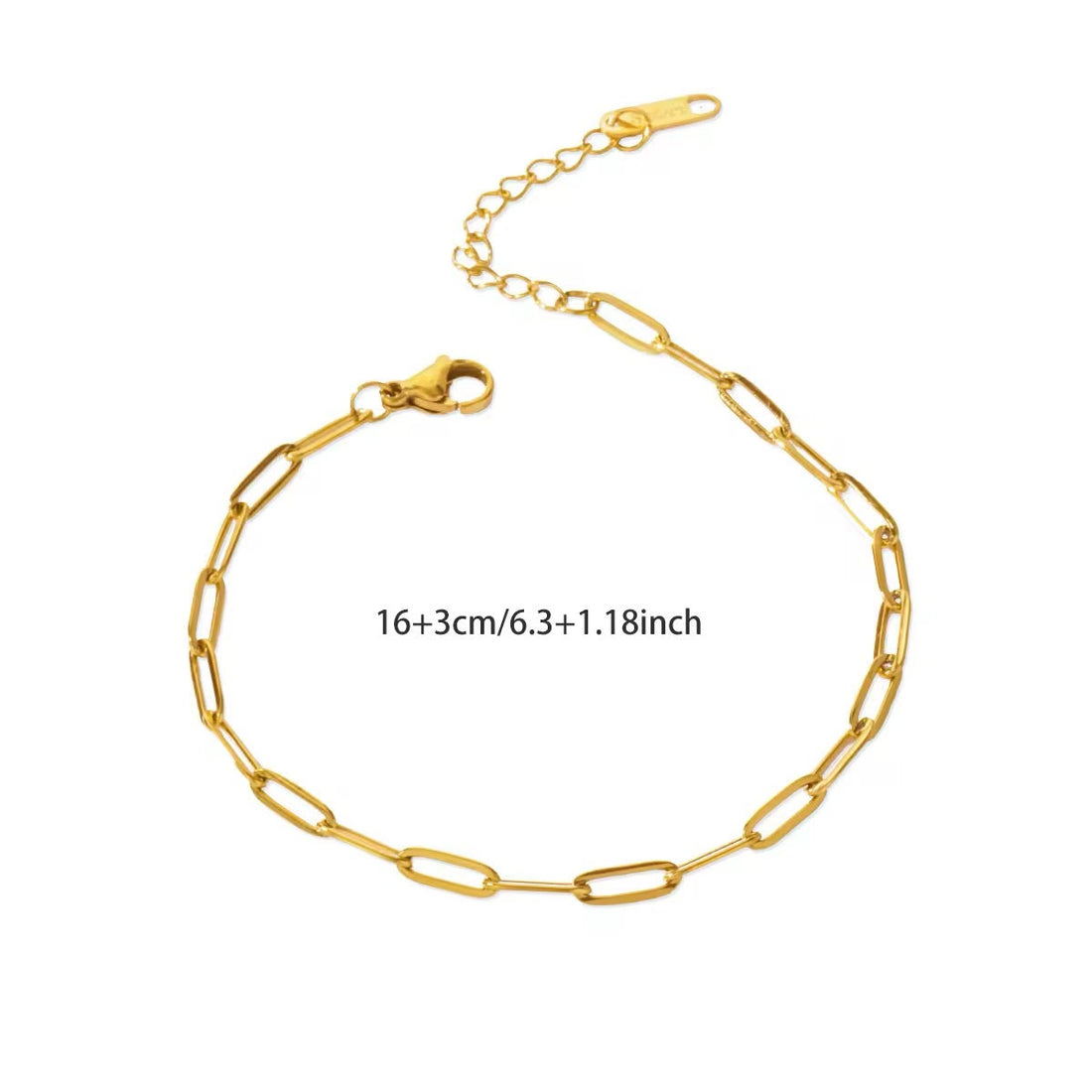 Chain Bracelet 253 - 316L stainless steel by Qimati