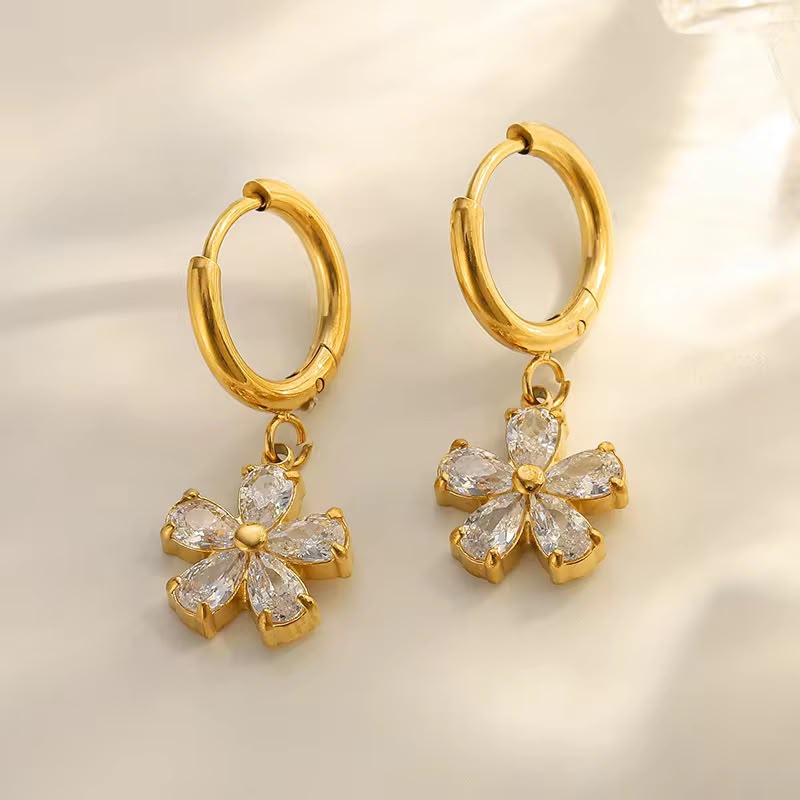 Earrings 381 - 316L stainless steel by Qimati