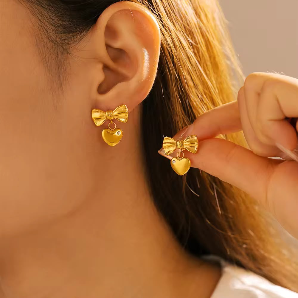 Earrings 416 - 304 stainless steel by Qimati