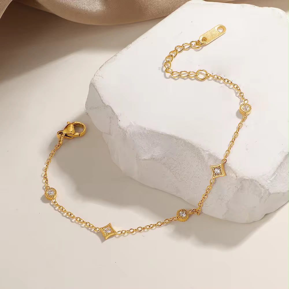 Chain Bracelet 312 - 316L stainless steel by Qimati