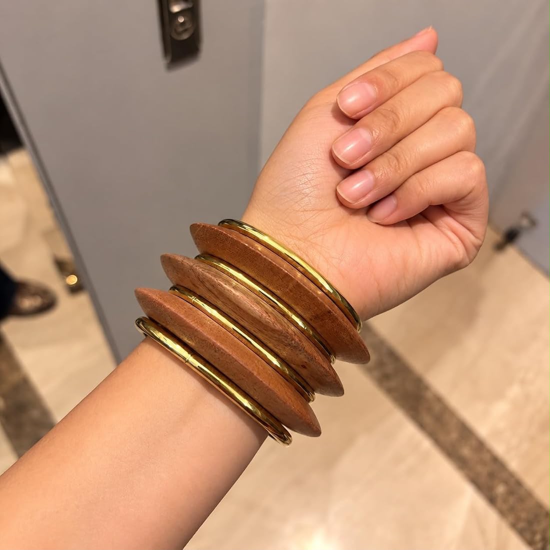 Bracelet Kada 674 ( 7 Piece Stack)