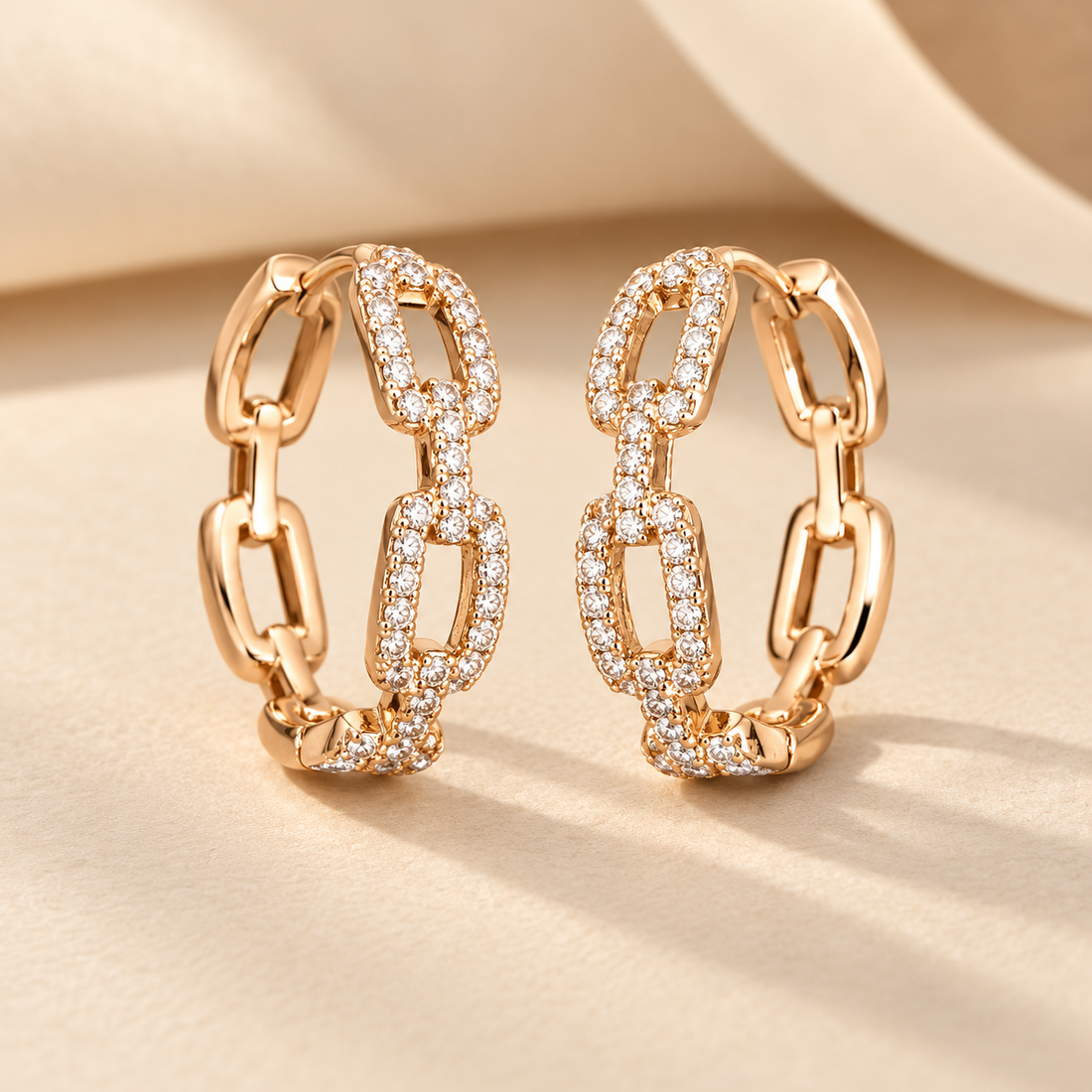 Earrings 925 (Rose Gold) — product photograph