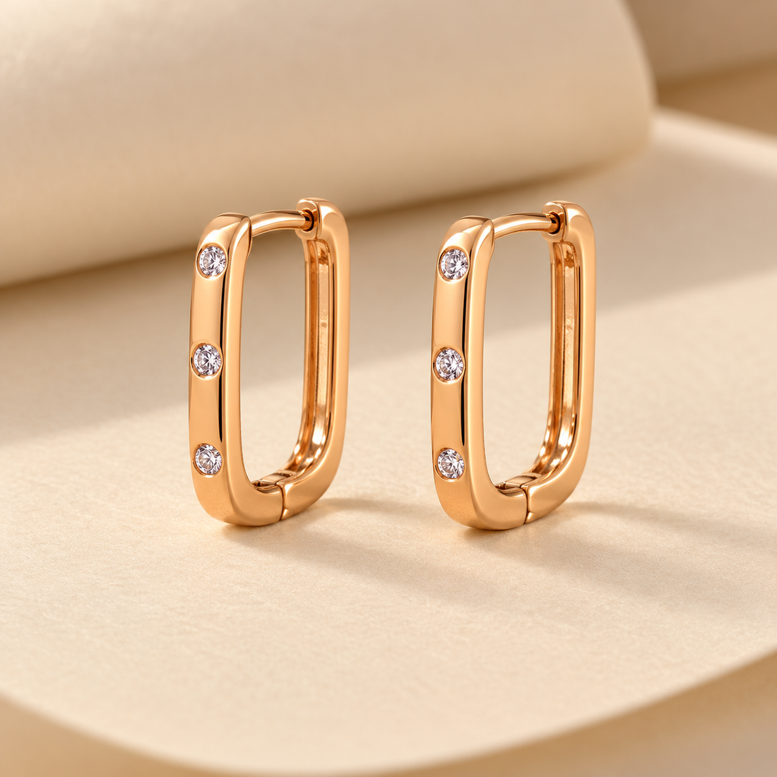 Earrings 918 (Rose Gold) — product photograph