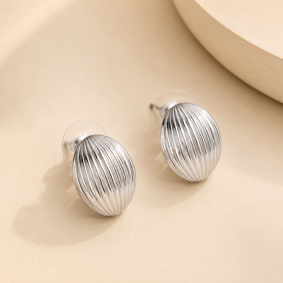 Earrings 239 - 304 stainless steel by Qimati