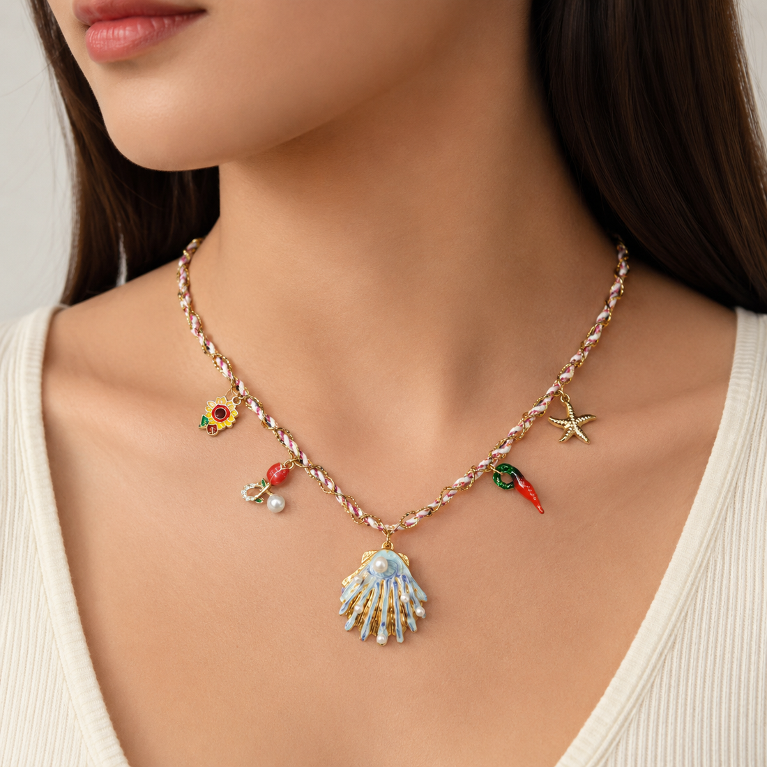 Necklace 400 - 304 stainless steel by Qimati