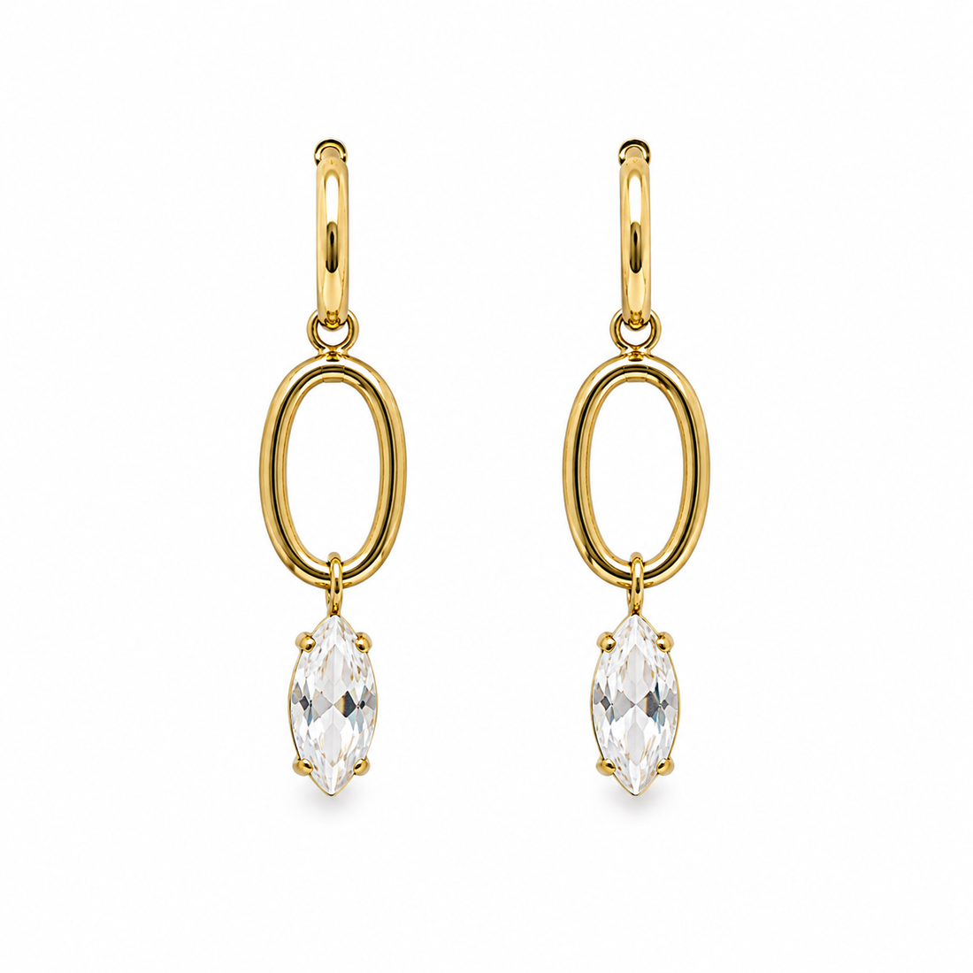 Earrings 249 - 316L stainless steel by Qimati