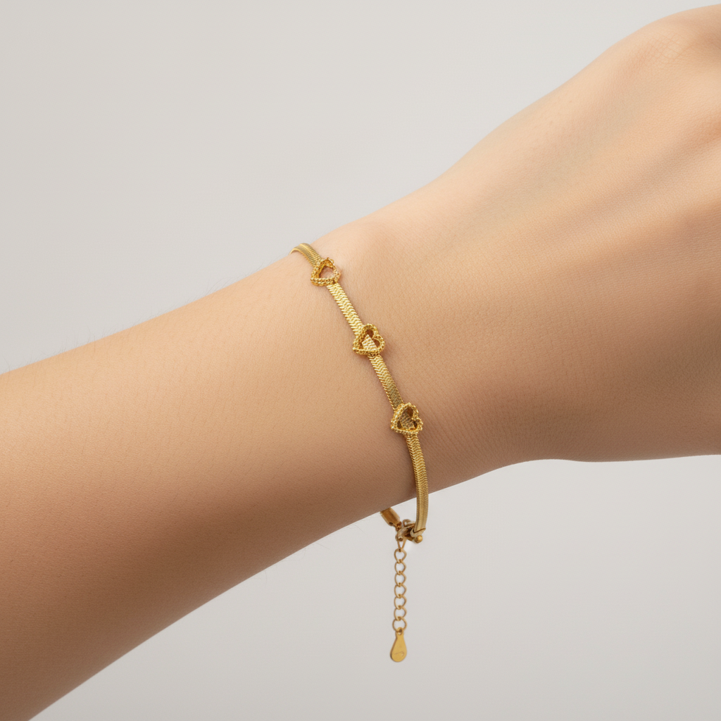 Chain Bracelet 173 - 316L stainless steel by Qimati