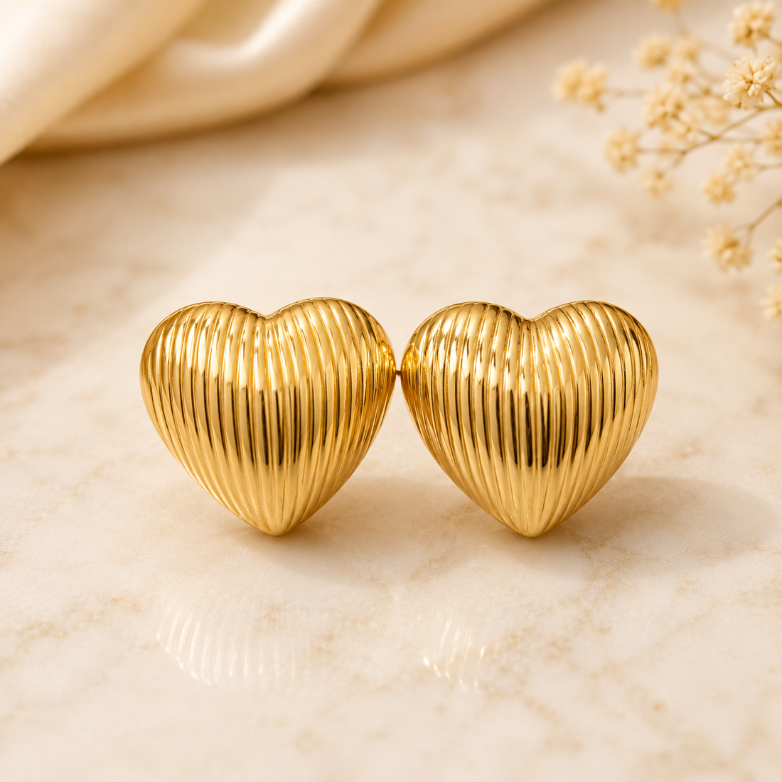 Earrings 511 - 316L stainless steel by Qimati