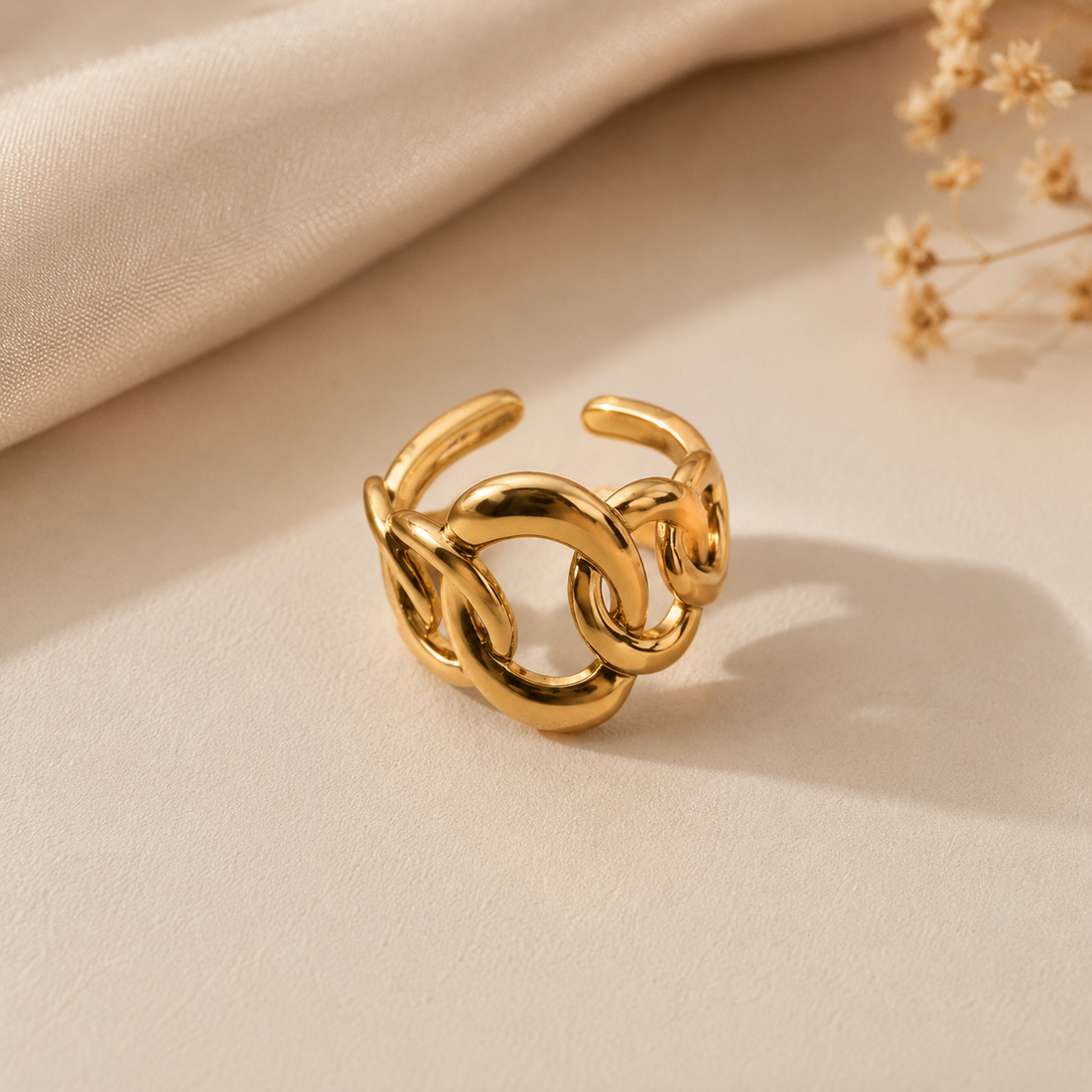 Rings S071 - 316L stainless steel by Qimati