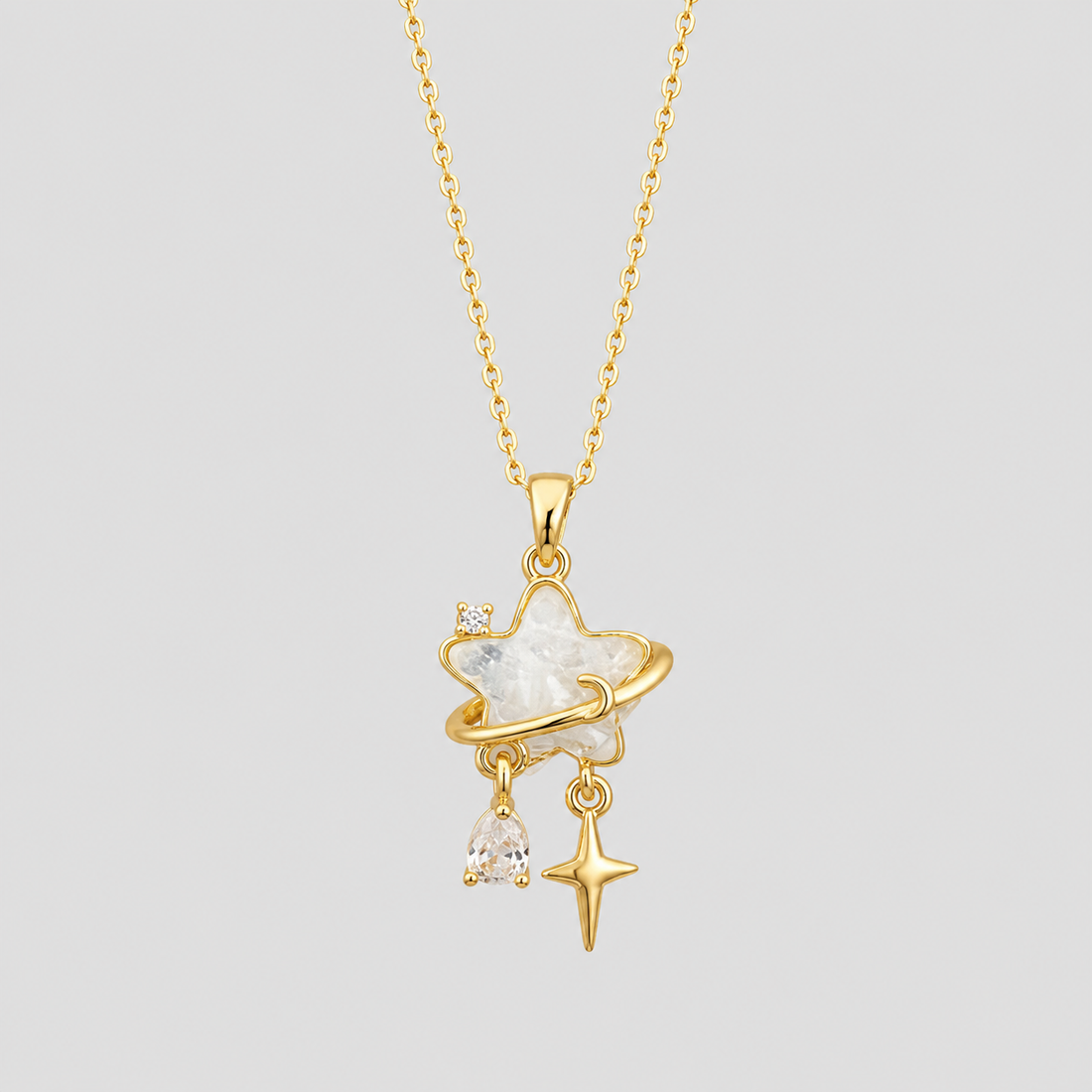 Necklace 534 - 316L stainless steel by Qimati