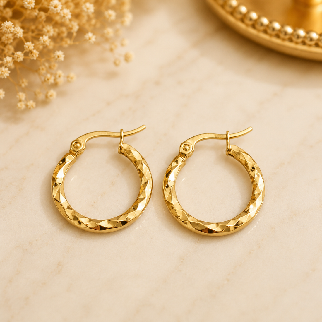 Earrings 476 - 304 stainless steel by Qimati
