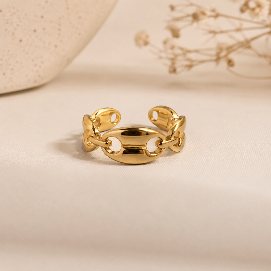 Rings S067 - 316L stainless steel by Qimati