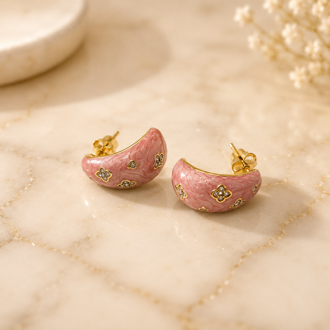 Earring S104 (Copy) - 316L stainless steel by Qimati