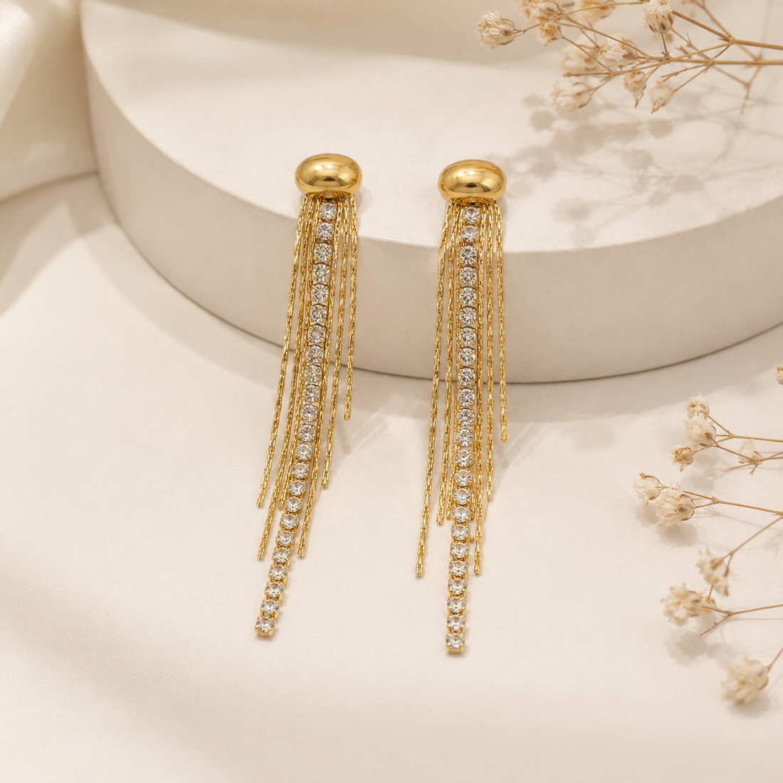 Earrings 336 - 304 stainless steel by Qimati