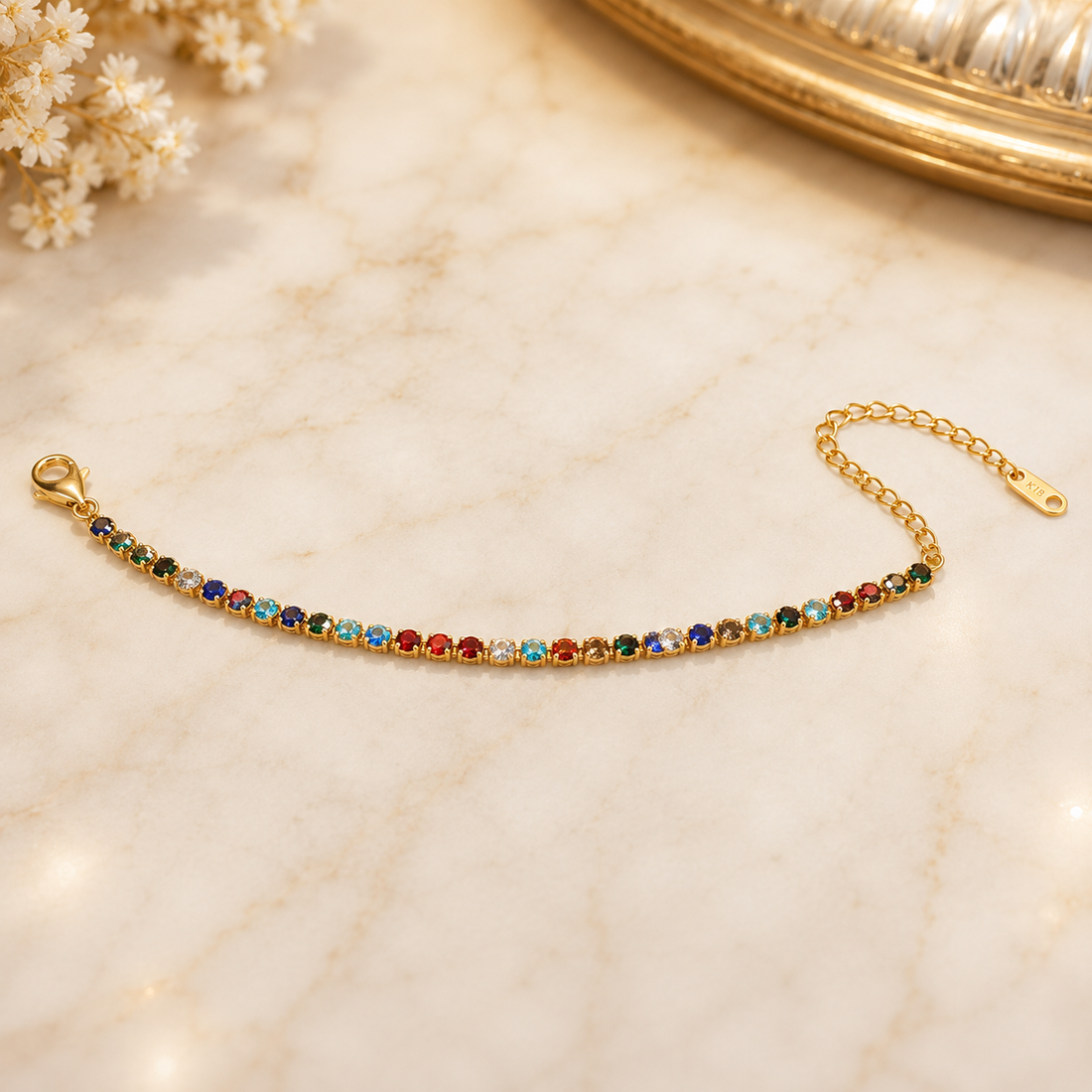 Anklet S097 - 316L stainless steel by Qimati