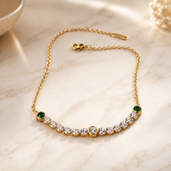 Anklet S119 - 316L stainless steel by Qimati