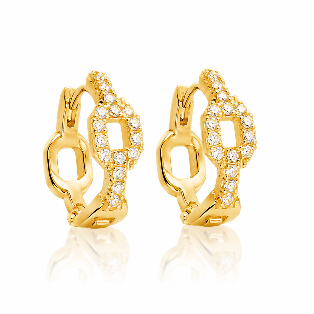 Earrings 223 - 316L stainless steel by Qimati