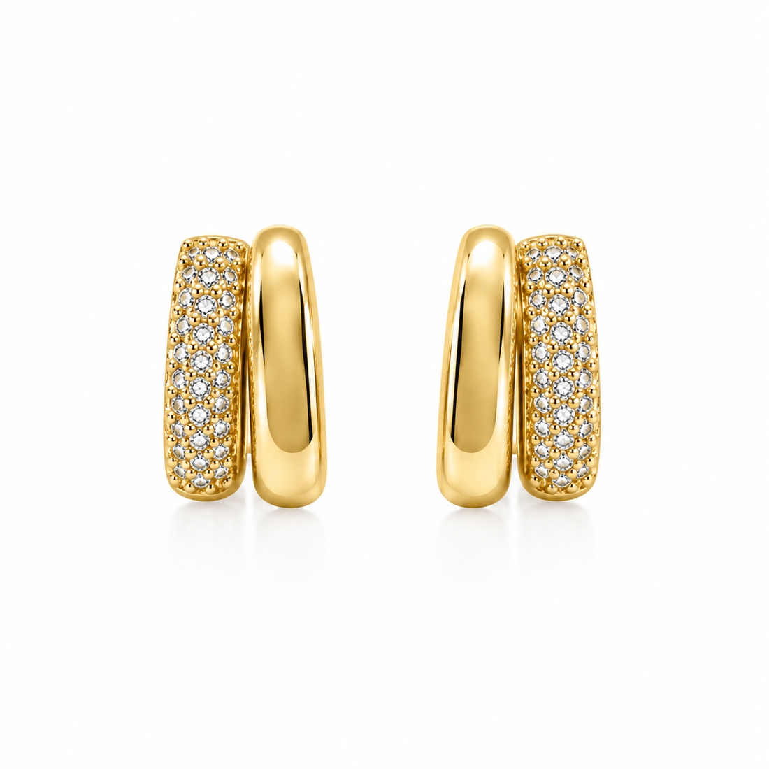 Earrings 448 - 316L stainless steel by Qimati