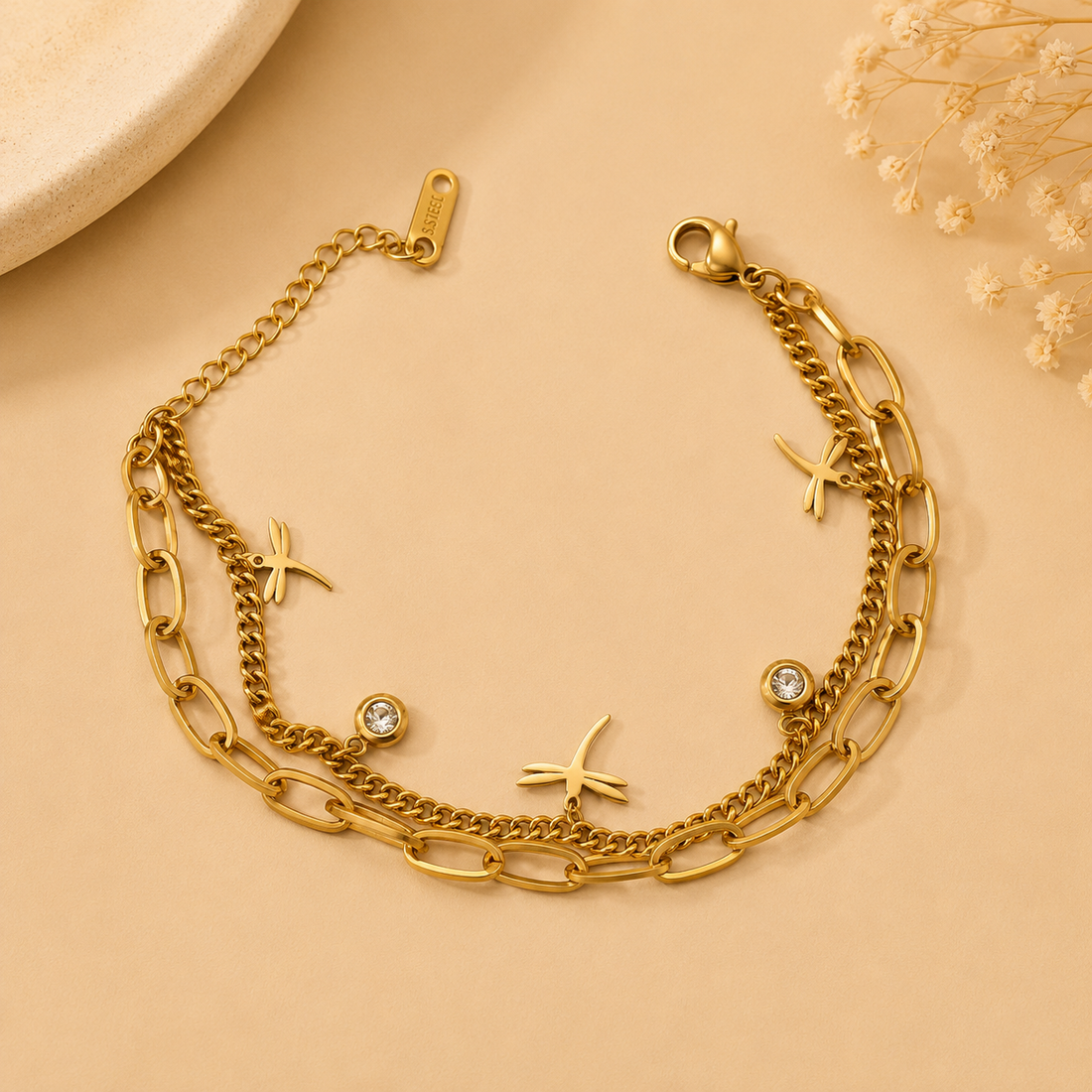 Chain Bracelet 354 - 304 stainless steel by Qimati