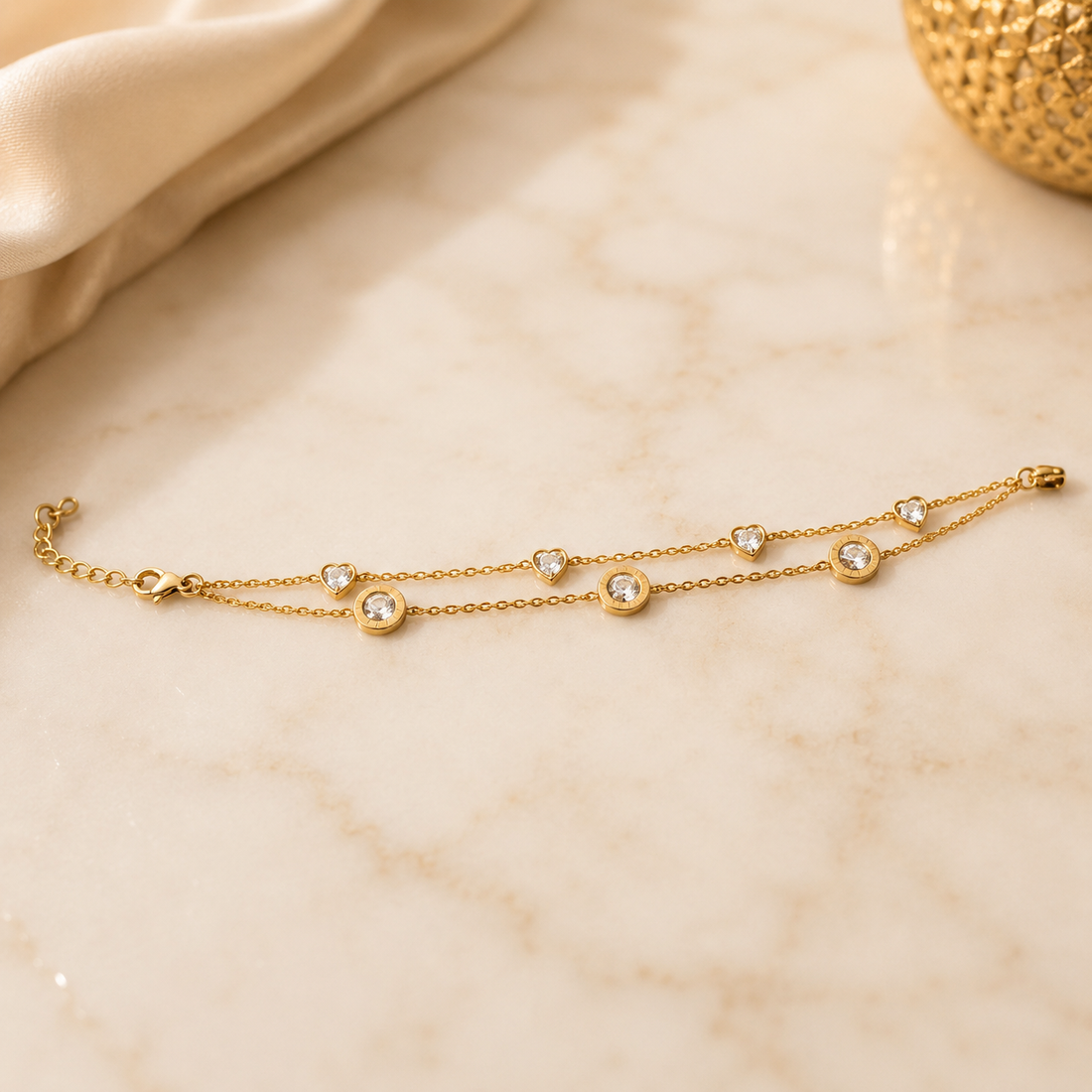 Chain Bracelet 286 - 316L stainless steel by Qimati
