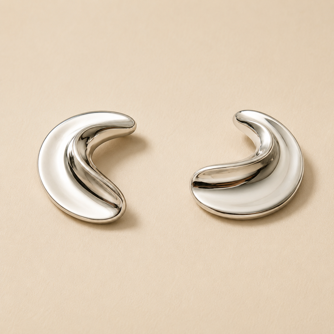 Earrings 337 - 304 stainless steel by Qimati