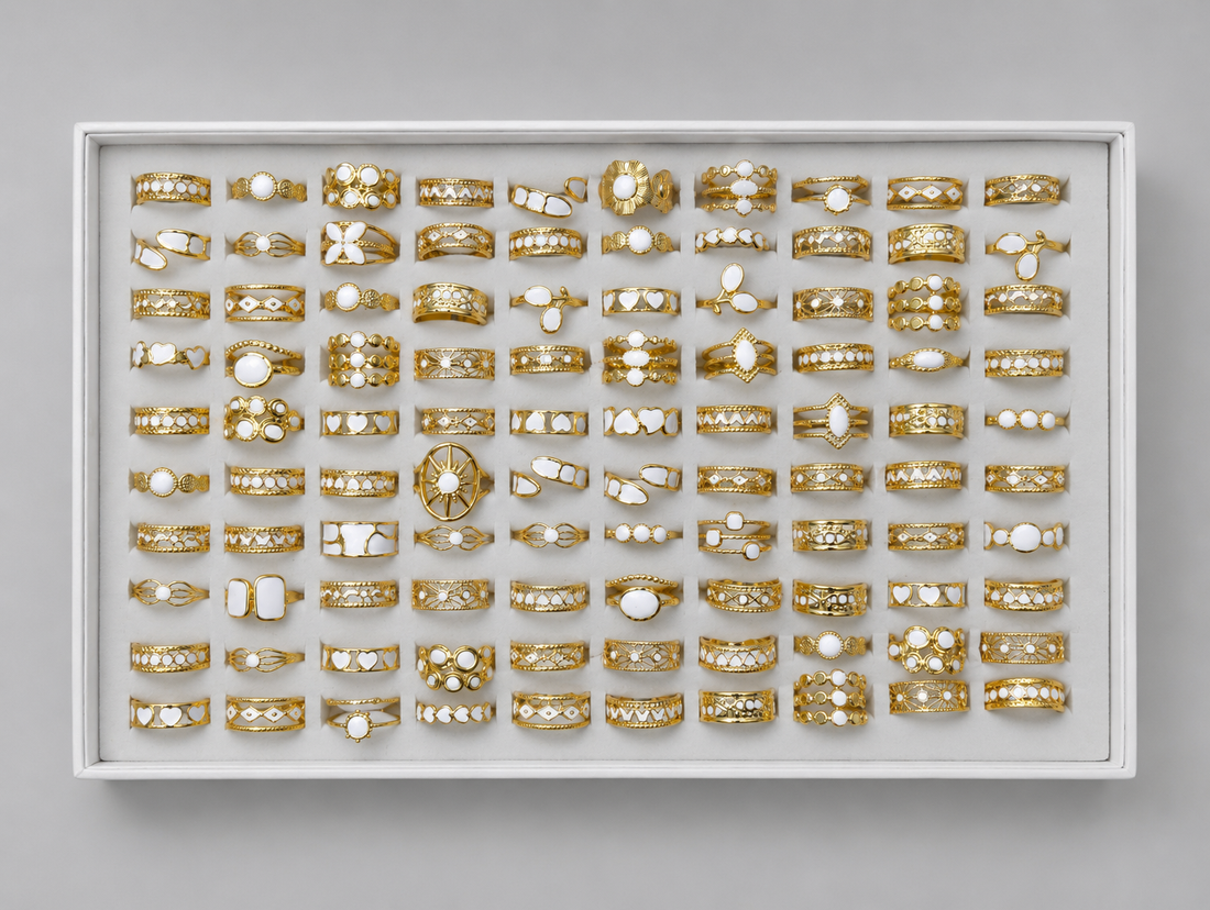 Rings 161 (Set of 10 different rings for 600/-) - alternate view