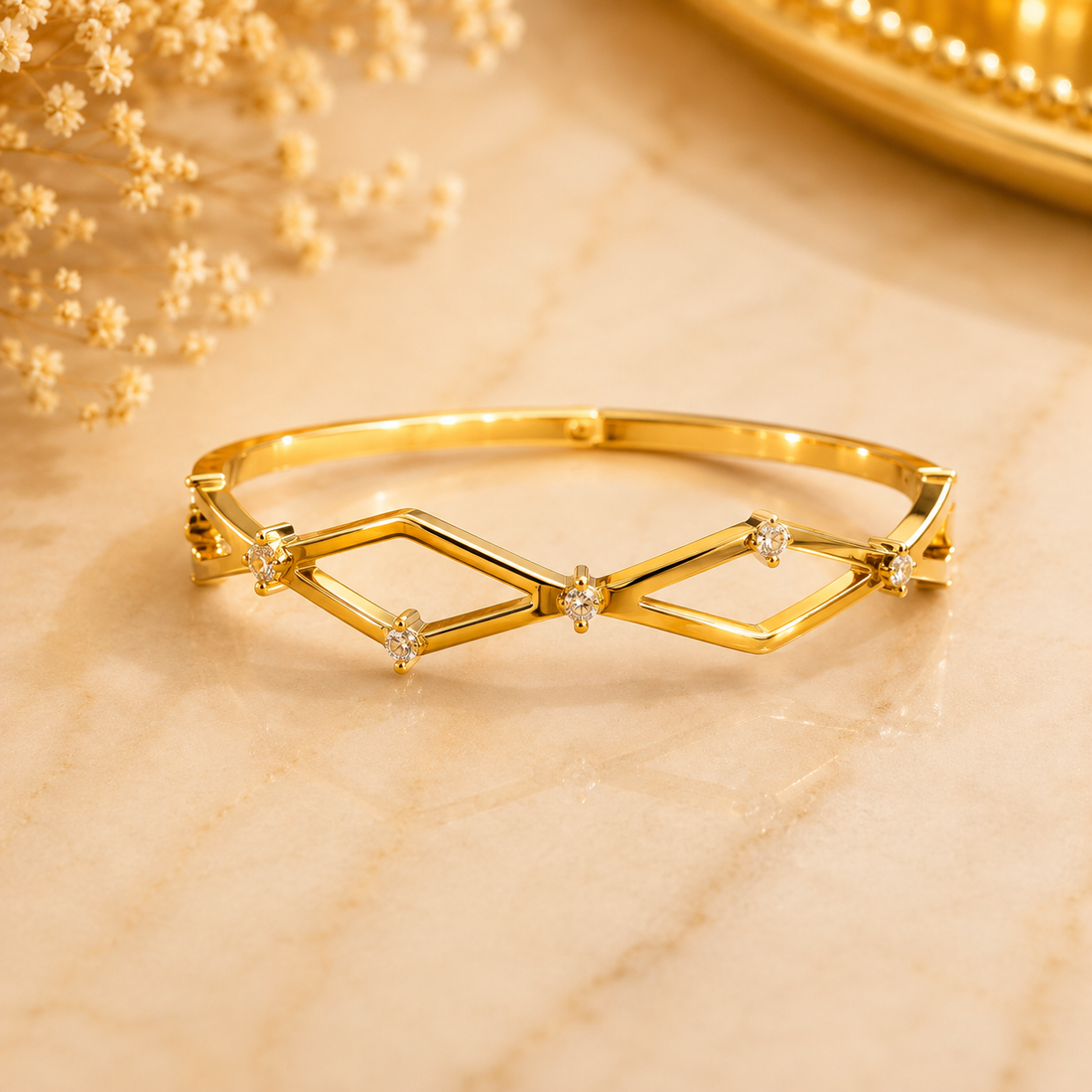 Bracelet Kada 330 (Small) - 316L stainless steel by Qimati