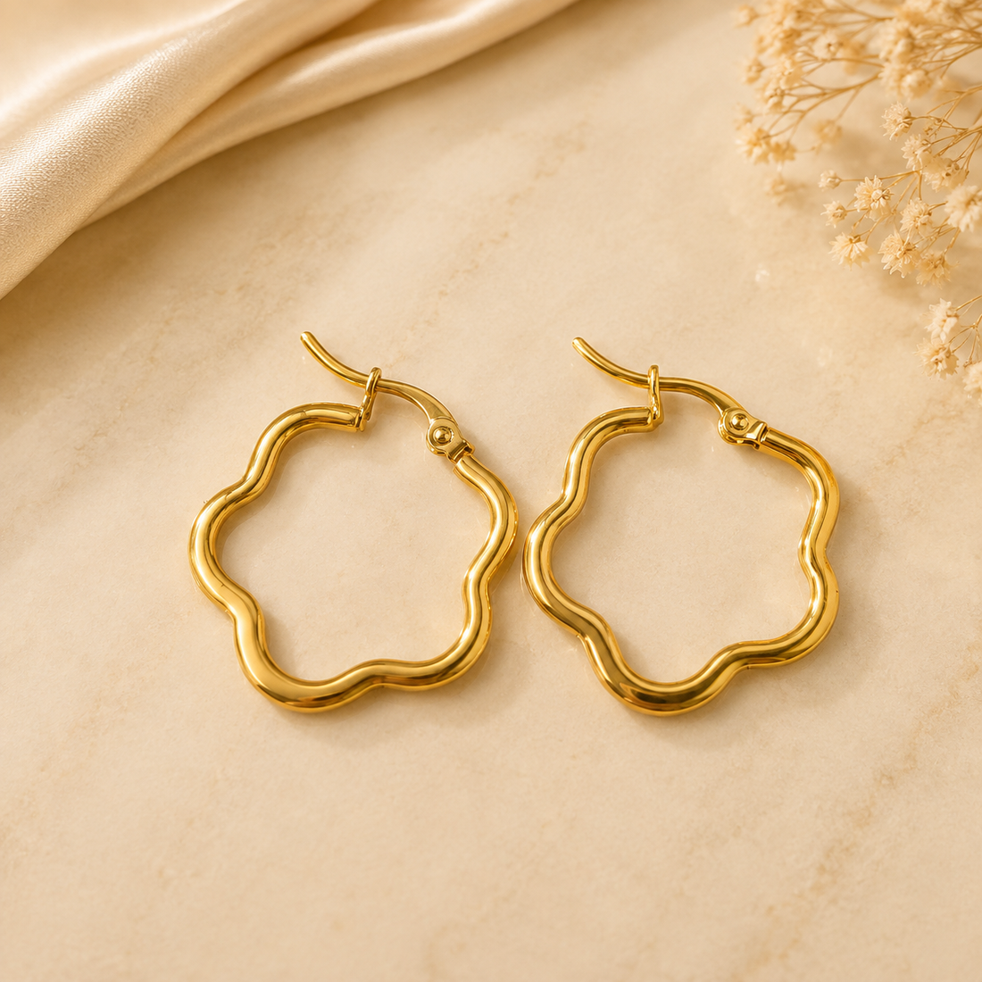 Earrings 477 - 304 stainless steel by Qimati