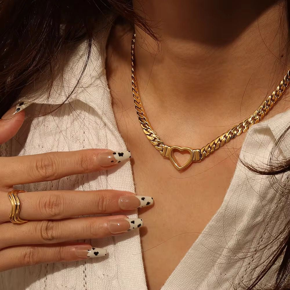 Necklace 144 - 316L stainless steel by Qimati