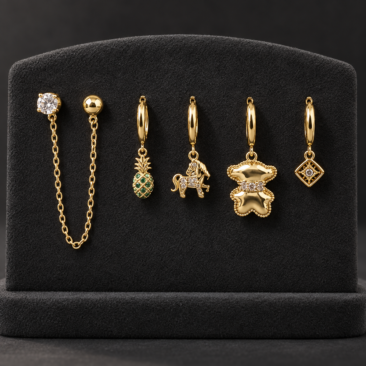 Earrings 698 (Set of 5 ) — product photograph