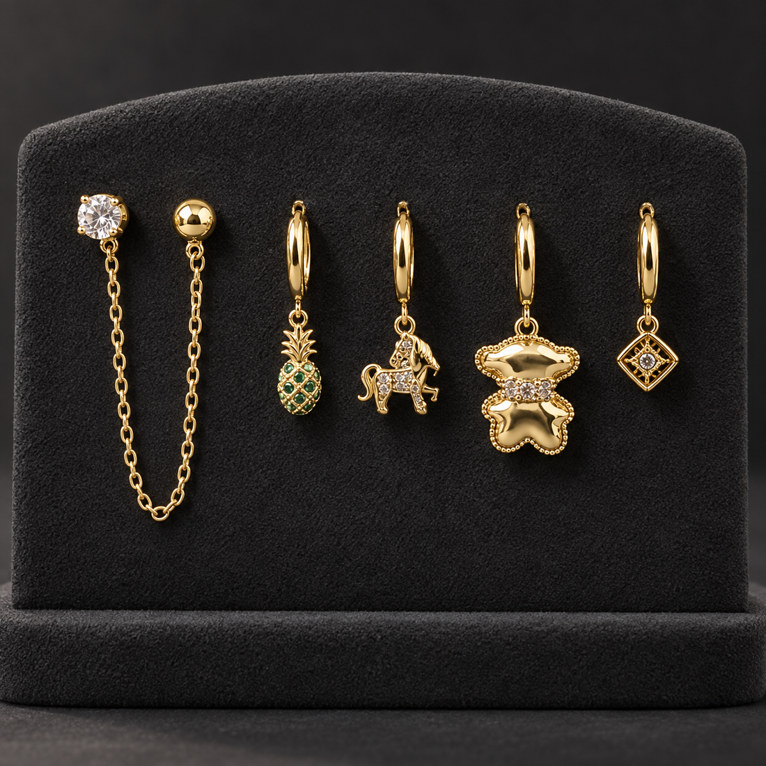 Earrings 698 (Set of 5 ) — product photograph