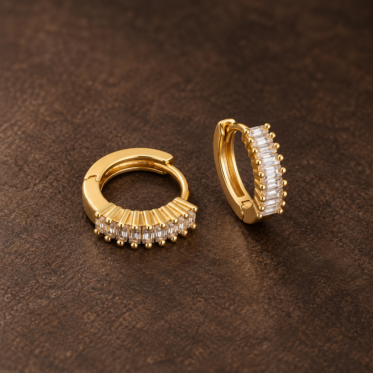 Earrings 794 (Small Huggies) — product photograph