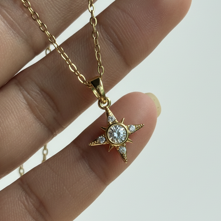 Necklace 090 - 316L stainless steel by Qimati