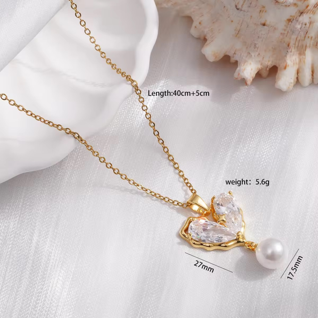Necklace 084 - 316L stainless steel by Qimati