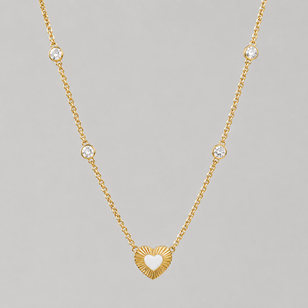 Necklace 558 - 316L stainless steel by Qimati