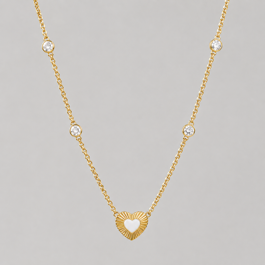 Necklace 558 - 316L stainless steel by Qimati